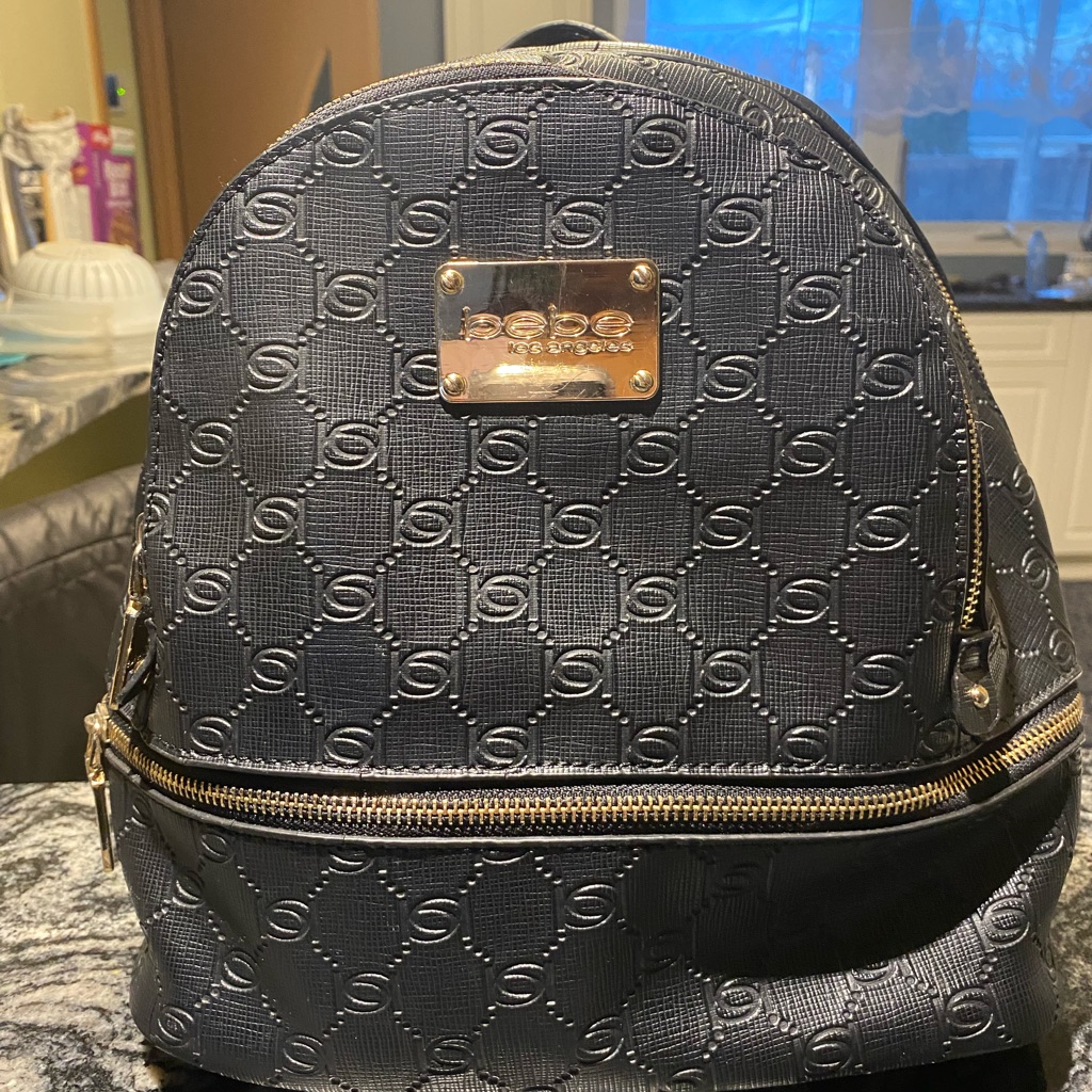 Bebe Black Backpack